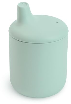 Mushie Pipmugg i Silikon | Rekommenderad ålder: Från 6 månader | Rymmer: Ca 175 ml | Tål Diskmaskin och Mikrovågsugn | Material: 100% Livsmedelsgodkänd Silikon | (Cambridge Blue)