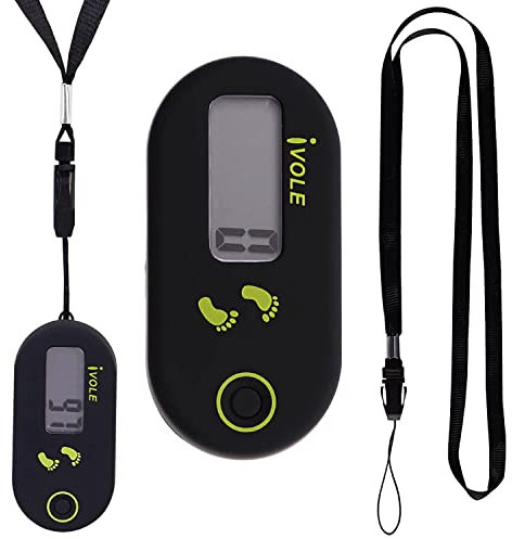 Schrittzähler zum Gehen,Genaue Elektronische Schrittzähler,Genauer Schrittzähler Mit Clip,Gehen Laufen Schrittzähler,Tragbarer Mini-Schrittzähler,für Gehen Laufen Wandern Sport Training Zubehör