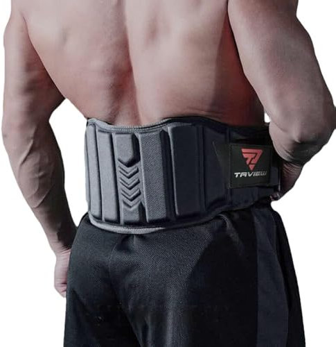 Gewichthebergürtel für Männer und Frauen, Fitnessgürtel für Workout, Gewichtheben, Powerlifting, Kniebeugen und Kreuzheben, bequeme Lenden- und Rückenstütze (L (91,4–104,1 cm))