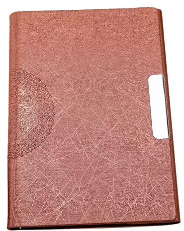 SAFWEL Notizheft liniert Spiralhefter Notizbuch College liniert Tagebuch dick liniertes Papier Notizbuch Hardcover kleine Mini-Notizbücher mit Stiften for die Arbeit Tagesplaner (Color : Brown)