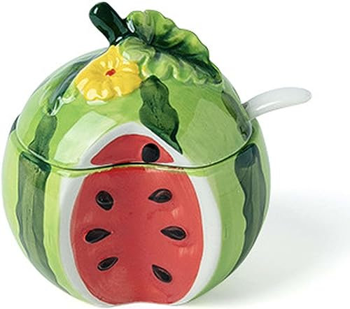 Zuccheriera, zuccheriera con coperchio, piccole zuccheriere con coperchio, vasetto for sale e pepe a forma di frutta, scatola for condimenti for saliera in ceramica, piccola zuccheriera colorata Bakey