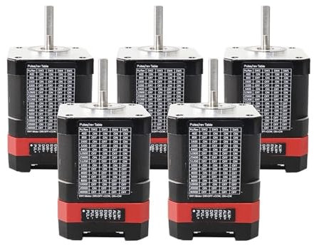 Schrittmotor 5PCS Nema17 Servo Schrittmotor und Antrieb Hybrid 0,41NM ESS42-P0X-40mm Closed Loop Integrierter Schrittservomotor mit Treiber