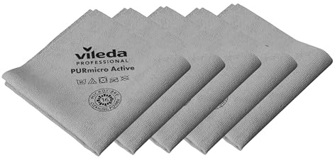 Bayeta Vileda Professional Purmicro Active Gris 5 Unidades