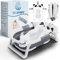 Baby Badewanne Faltbar mit Panda Kissen - Faltbare Babybadewanne Antirutsch Ergonomisch Babywanne Neugeborene Bis 2 Jahre - Tragbare Baby Wanne Leicht Zu Reinigen - Baby Bath Tub | VALBABY