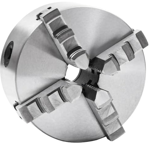 Matériel, outils, pinces à outils et étaux, mandrin de tour à 4 mâchoires auto-centrage 125 mm en acier