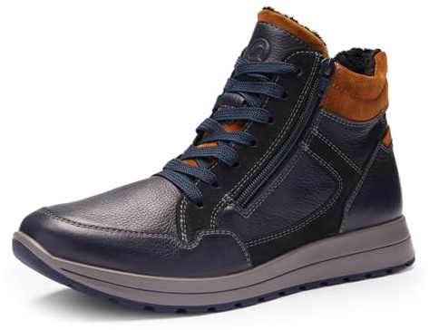 ARA Matteo 2.0, ankelboots för män, nutsblå, 45 EU bred, Nutsblå, 45 EU Bred