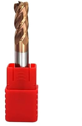 Fresa Con Revestimiento De Aleación, Herramienta De Acero De Tungsteno Cnc Hrc55, Kit De Fresadora De Metal Para Desbaste De Esquinas, Fresadora Endmil,4R0.5x10Cx50L