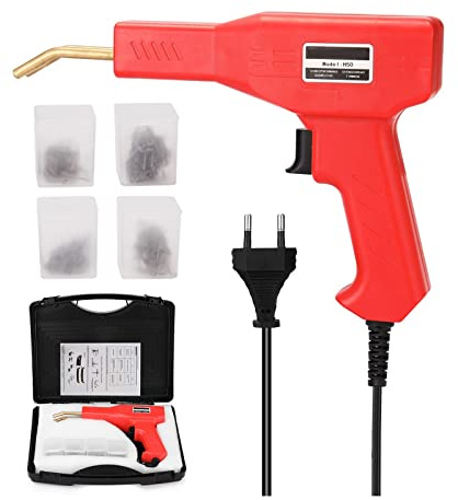 Práctico soldador de plástico, grapadora en caliente, máquina de soldadura, soldador for grapas de plástico, máquina de reparación de PVC, herramientas de reparación de parachoques de coche Para princ