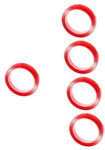 HOMSFOU 5 Rollos De Cinta Adhesiva De Doble Cara Ancha Para Tela Cinta Gruesa Resistente De Doble Cara Para Persianas Resistente Para Interiores Sellado Para Exteriores