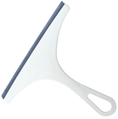 HAMPPLIES 9 Pezzi Tergicristallo con Appendibile Resistente e Durevole Spatola per Bagno Doccia Finestre e Auto per Pulizia Scorrevole Colore Casuale