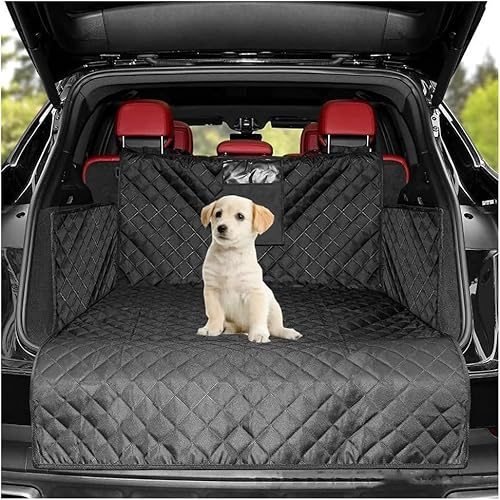 XJQHK Nonslip Waterproof Dog Car Seat Cover for Jeep Grand Cherokee L 2021 2022 2023 2024 2025 2026, Side Protection Durable Antifouling Liner Quilted Dog Boot Protector,A