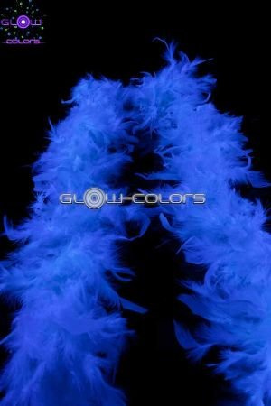 UV FLOOR UVFLOOR- Néon White Boa Piuma, Tinta Unita, Bianco Fluo, 3 x 20 x 20 cm, 3700817008295