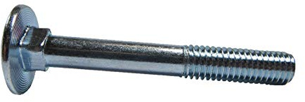 DIN 603 Schlossschrauben galv. verzinkt mit Muttern M6 x 40 mm (100) Stück