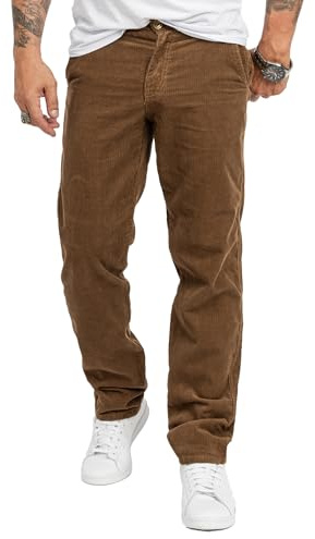 Rock Creek Pantalon chino en velours côtelé pour homme RC-2156, Beige foncé., 30W x 32L
