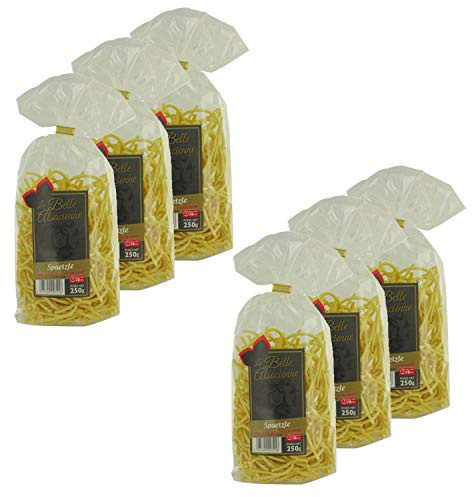 Lot 6x Pâtes aux oeufs Spaetzle IGP France - La Belle Alsacienne - paquet 250g