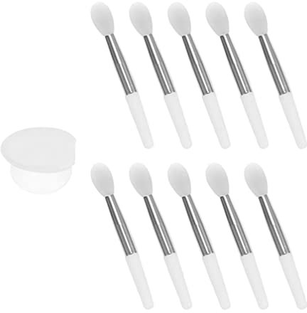 FOMIYES Silikon-lippenstiftapplikatoren mit Schutzkappen für Make-up-zubehör und Lippenpeeling als Geschenk für Mädchen