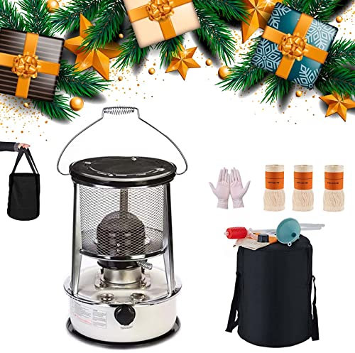 Samnuerly Stufa a Petrolio per Interni, Stufa a Petrolio per Interni, Riscaldamento Senza elettricità, Stufa Mobile Senza elettricità, Termoventilatore da Campeggio