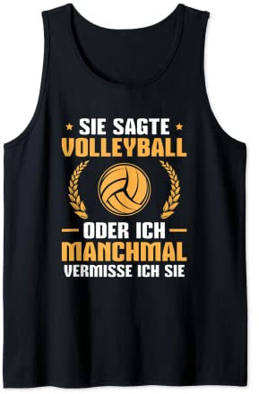 Herren Volleyball Sport Verein Volleyballer Tank Top