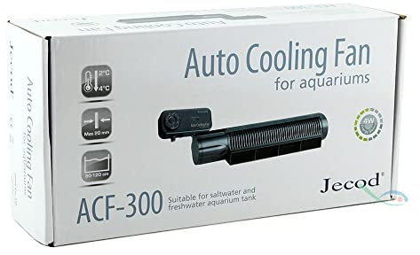 Generico Jebao ACF-300 - Ventola di Raffreddamento con termostato per acquari Fino a 80 Litri