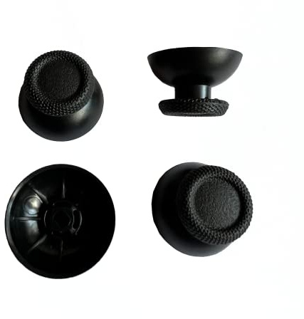 für PS5 Analog Sticks/Thumb Sticks 4 Stück 4PCS Ersatzsticks (Schwarz)