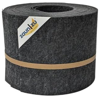 zaun|zu® Design Vlies Sichtschutzstreifen für Doppelstabmattenzaun | 10x Einzelstreifen 2,55 Meter | Privatsphäre durch Sichtschutz im Gartenzaun | wetterfest Schwarzgrau 10x 2,55m