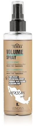 LENDAN - Spray Volumen Cabello - Terra Volume Spray - 200 ml - Voluminizador Cabello - Fortalece y Maximiza el Volumen del Pelo - Efecto Engrosador Inmediato - Antiencrespamiento Cabello - Vegano