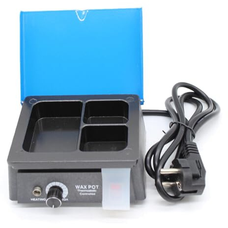 Chauffe-cire 3 pots 220 V Chauffe-cire pour laboratoire dentaire 21 °C à 112 °C