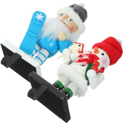 Cabilock 1 Set Weihnachtsschmuck Haken Weihnachts Sicherheitsbügel Weihnachtsstrumpf Halter Für Kamin Schneemann Strumpf Aufhänger Weihnachtsstrumpf Aufhänger Für Kaminsims Kaminsims