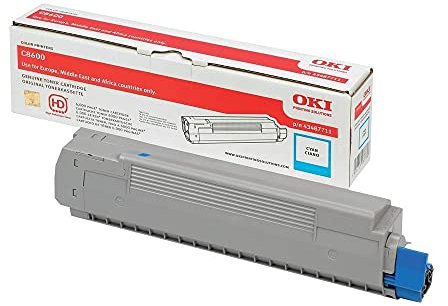 ECOPRO - Original Toner für OKI C8600 C8800 - Cyan - 6.000 Seiten A4 - Code 43487711