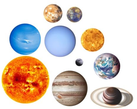jojofuny 1satz Leuchtenden Planeten Wandtattoos Für Kinderzimmer Einfach Anzubringen Edukative Wanddekoration Für Neugierige Kleine Astronauten Für Wände Und Möbel