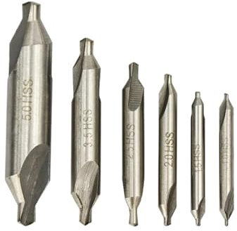 1 broca de centro HSS de 60 grados, broca avellanada de 1 mm, 1,5 mm, 2 mm, 2,5 mm, 3 mm, 3,5 mm, 4 mm y 5 mm, for herramientas eléctricas. Broca for metal.(3.5mm)