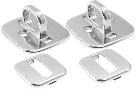 Mikinona 2 pièces Verrou de Sécurité Ordinateur Portable avec Plaque Fixe Antichoc Robuste pour Tablette Compatible PC et Moniteurs Protection Bureau et Voyage