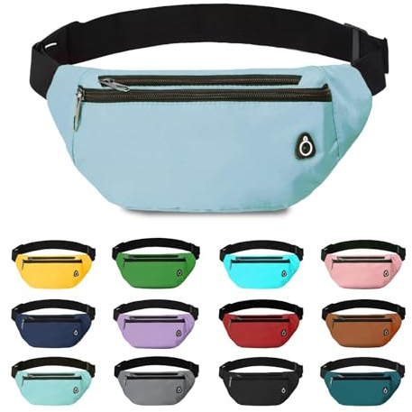 Rosoz Bauchtasche, Gürteltasche Damen Bauchtasche Herren Geschenke Sport Hüfttaschen für Outdoor Reise Laufen Fahrrad