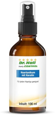 Dr. Hall Haartonikum mit Keratin – Pflegendes Haarpflege Spray für kräftiges Haar, mit pflanzlichen Extrakten