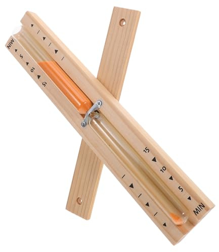 Alipis Temporizador de Sauna de Madera con Cuenta Regresiva de 15 Minutos para Baño, SPA y Cocina