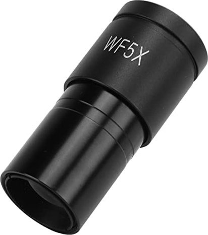 Fafeicy Mikroskopokular, Vidvinkelokular med Hög Ljustransmittans, 23 Mm Diameter, Idealiskt för laboratorie- och Biologiska Observationer (WF5X)