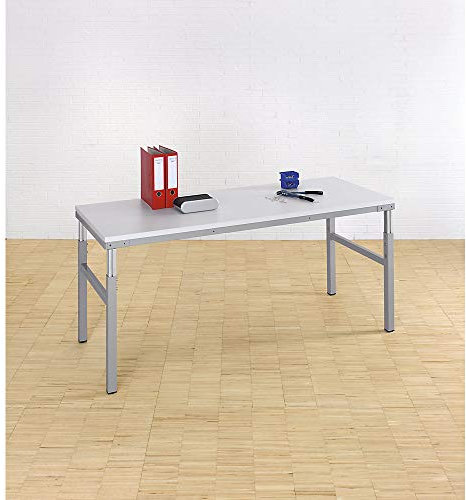 RAU | Arbeitsplatz-System | manuell höhenverstellbar von 650-1000 mm | Grundtisch | BxT 1800 x 700 mm