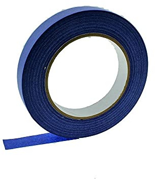 Kreppband, Malerkrepp 8/12/18MM Blau Abklebeband Maler Malerkrepp für Basteln, Beschriften, Dekorieren