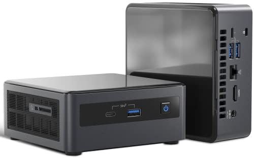 geeknuc Intel Mini PC, NUC 10 with Core i5-10210U(p to 4.2 GHz), Kingston 16GB RAM, Kinston 512GB PCIe SSD, 4 core, 8 Thread, 25W UHD Graphics, Comoputer Built-in Windows Pro