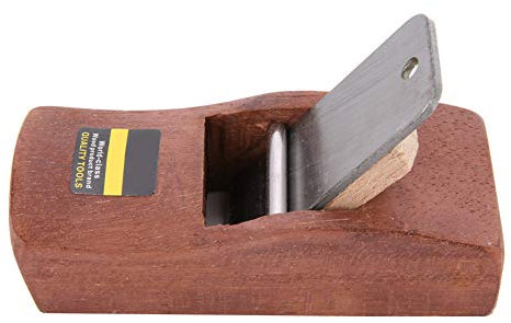 Cepillo de madera de 110 mm, cepillo de mano para carpintería, herramienta de carpintero de bloque de madera para recorte de plano de banco, alisado de superficies de cepillo de puerta