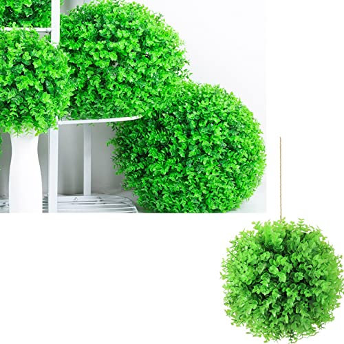 V3VOGUE Künstliche Pflanzenkugel Grüne,richtig Buschiger Look,Buchsbaum Kugel Grüne,Gute Flexibilität,Buchsbaumkugel,für Gärten, Cafés Und Restaurants,Künstliche Pflanzenkugel Grüne 1 Stück