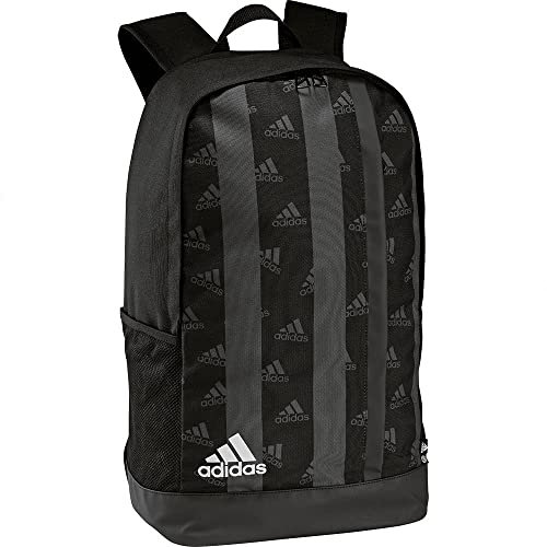 adidas Unisex - Adulto Essentials Seasonal Graphic Backpack, grey five/black/white, One size