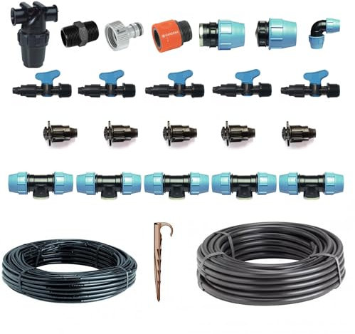 Kit Irrigazione Prato Erboso orto e giardino - Versione Basic