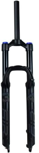 NBTRXWAFR KUNYOS 160Mm Fourche Suspendue Travel Air VTT,Amortisseur À Gaz Ultra Léger 26 27,5 29 Pouces Fourche De Frein À Disque en Alliage D'aluminium Axe De 9Mm,A~Manual Lock,26inch