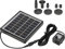 Pompe Solaire Noire Haute Pompe à Eau Source D'énergie Solaire pour la Salle de Bain des Oiseaux de Jardin