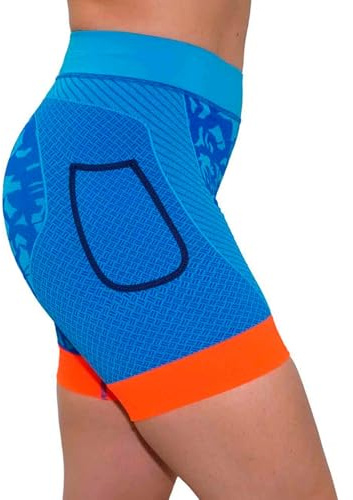HANKER Malla Corta Mujer compresiva sin Costuras para Running y Fitness