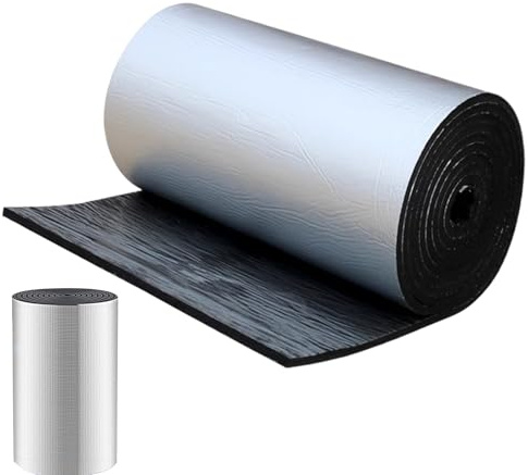 Barriera termica – fonoassorbente | Foglio acustico | spesso cuscinetto longtail con funzione assorbente, materiale isolante per bagagliaio porta tetto cofano motore di camion, e interni