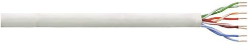 LogiLink Câble d'installation, Cat.5e, U/UTP, 100 m, gris 4 x 2 AWG 26/1, non blindé, manteau câble