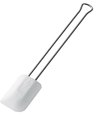 Küchenprofi 1008072200 Teigschaber/Eierwender, klein, Edelstahl, weiß, 25 x 4,5 x 1 cm, 26