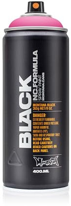 Montana Cans BLACK Spray Paint, 400ml, Pink Panther, 13.5 Fl Oz (Pack of 1)